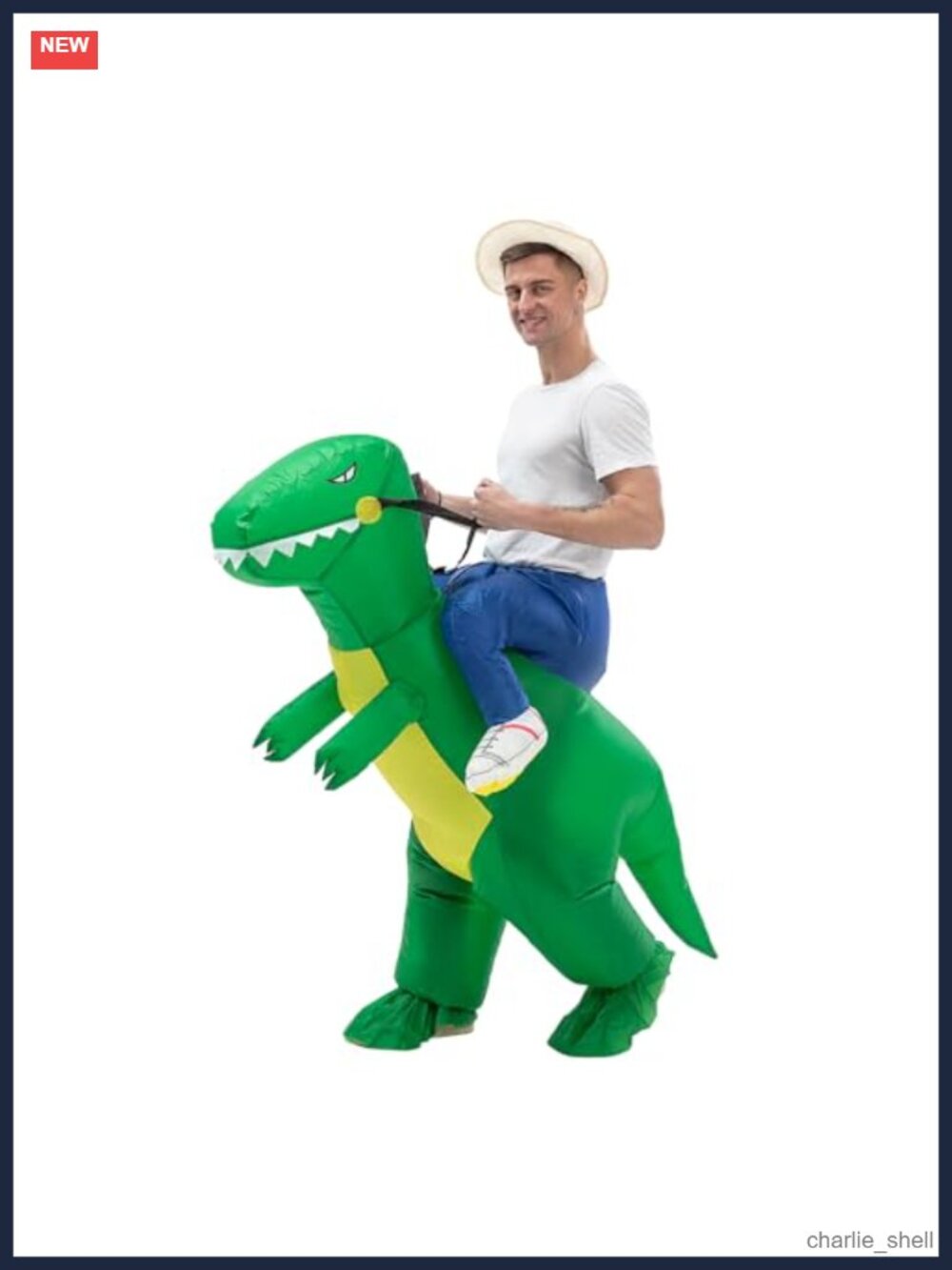 Inflatable Dinosaur Costume Adult Blow Up Suit Halloween
